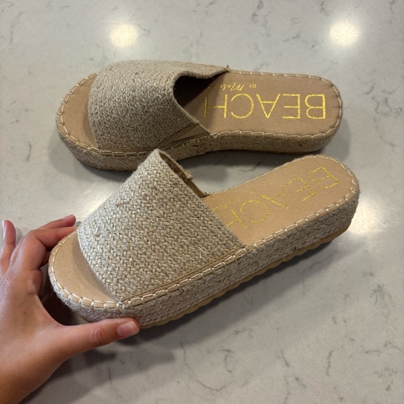 NWOT Beach by Matisse Del Mar Women's Espadrille Platform Sandals - Picture 3 of 6